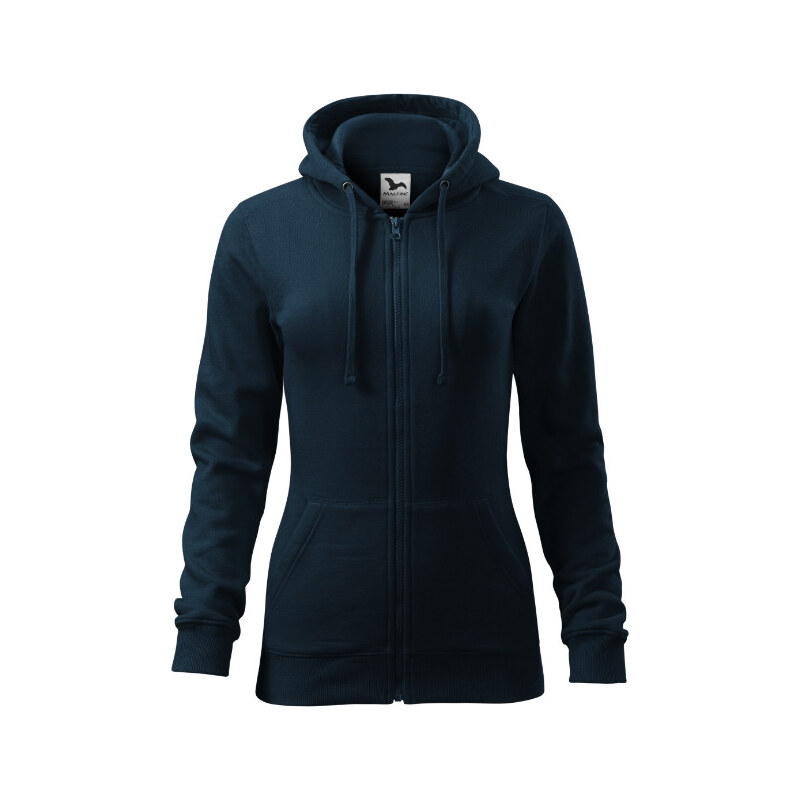 MALFINI, a.s. Trendy Zipper mikina dámská námořní modrá