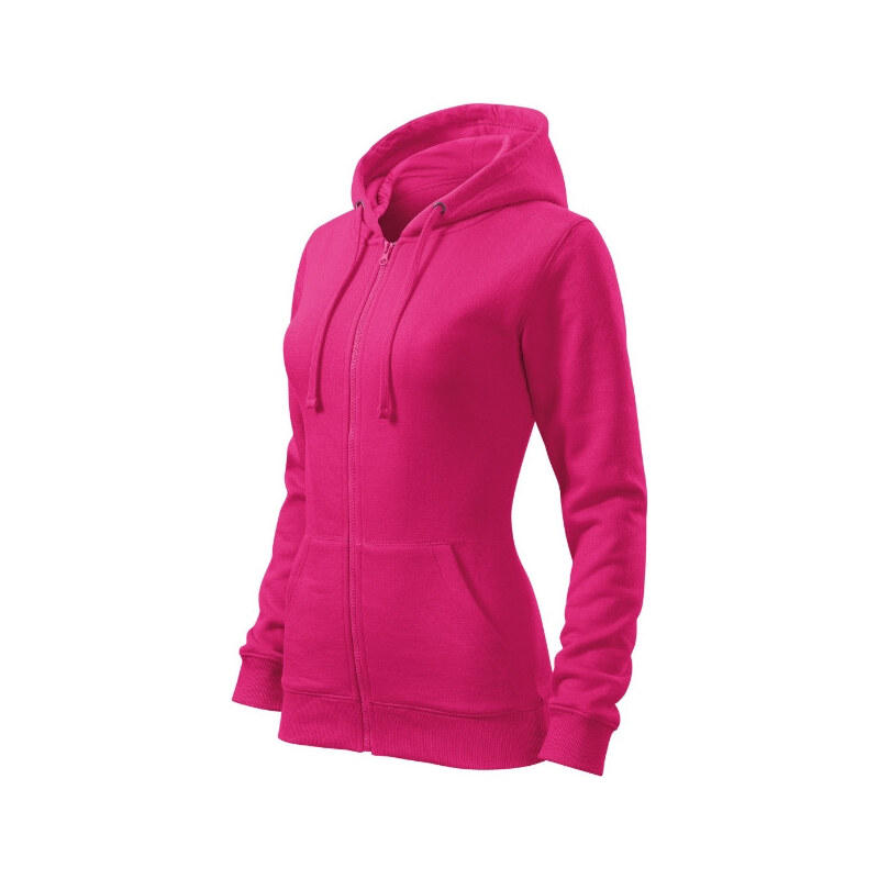 MALFINI, a.s. Trendy Zipper mikina dámská purpurová