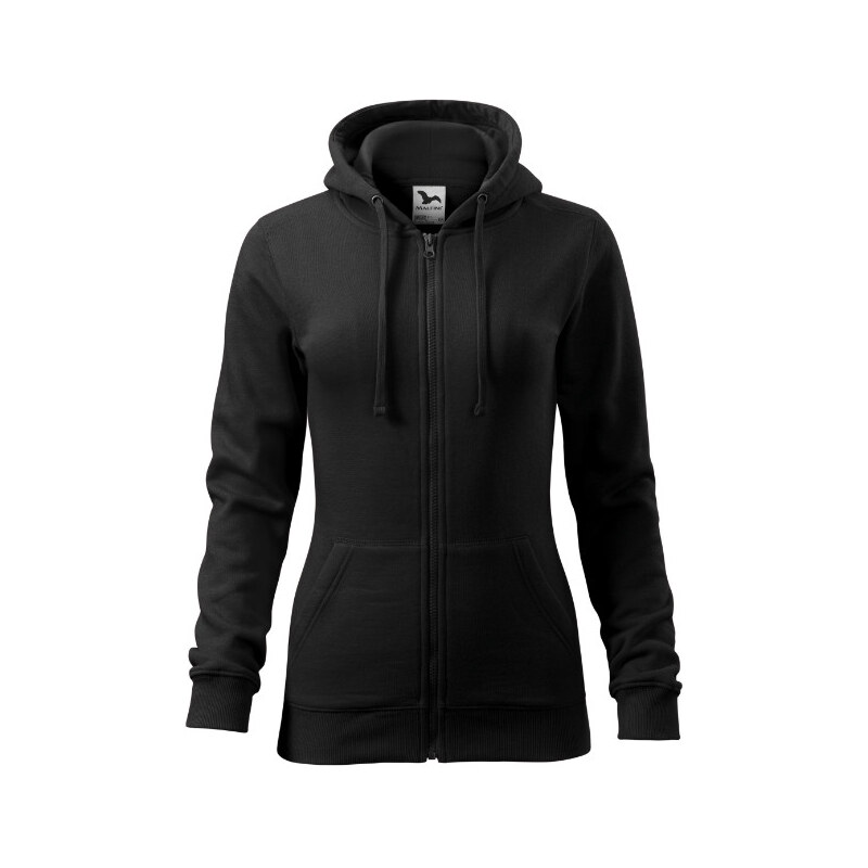 MALFINI, a.s. Trendy Zipper mikina dámská černá