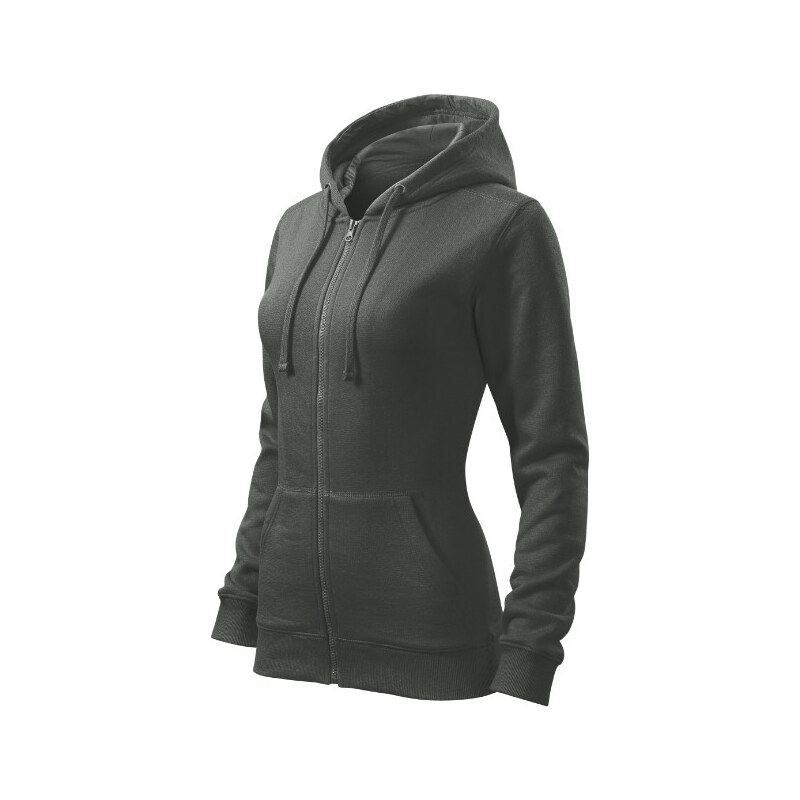 MALFINI, a.s. Trendy Zipper mikina dámská tmavá břidlice 104334398