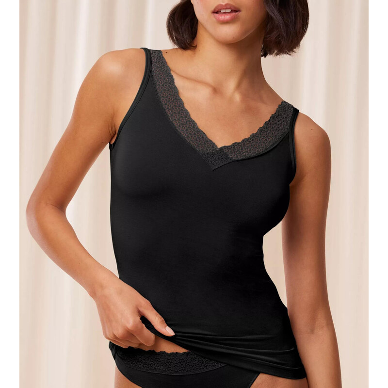 Feel of Modal Tank Top - BLACK - TRIUMPH BLACK - TRIUMPH 113508603