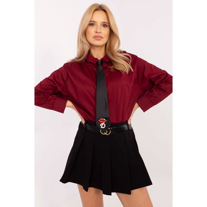 Košile s dlouhým rukávem model 204363 Italy Moda