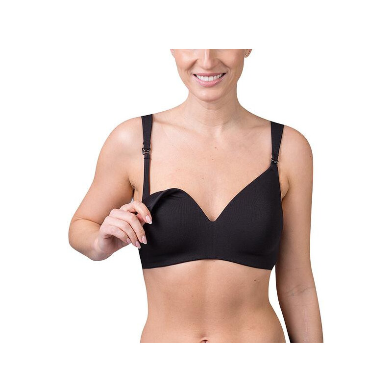 Moderní kojící podprsenka MATERNITY BRA - BELLINDA - černá