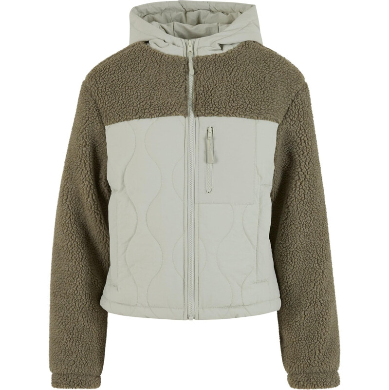 Urban Classics Přechodná bunda světle šedá / khaki