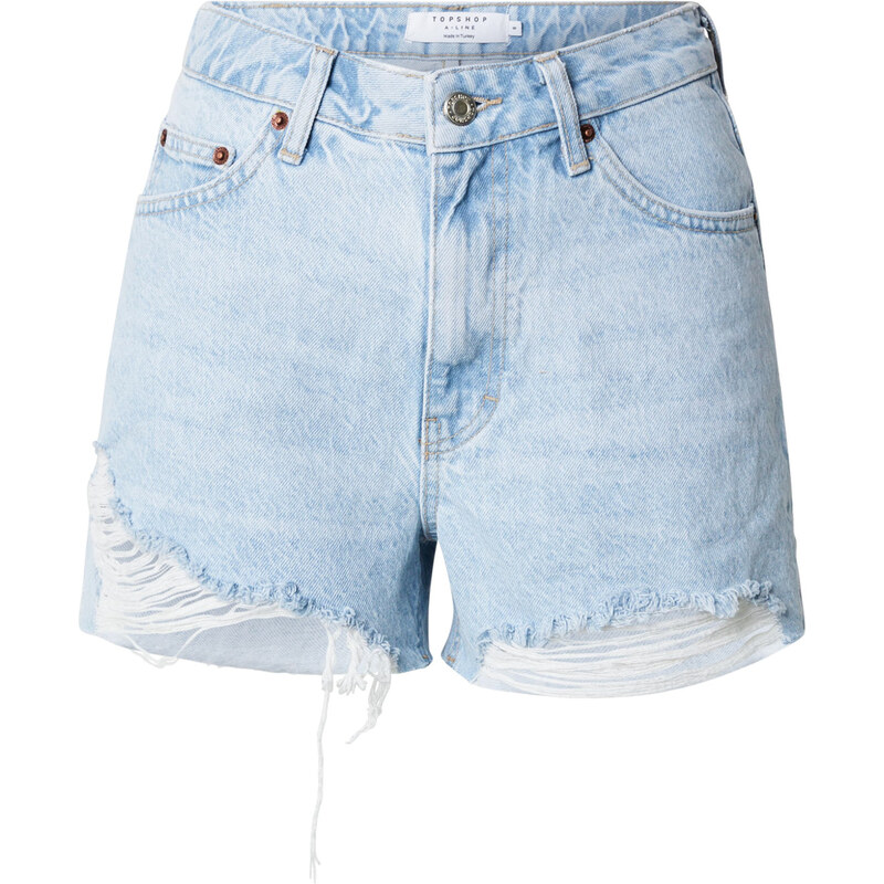 TOPSHOP Džíny modrá džínovina
