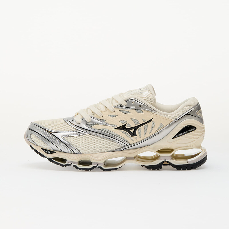 Mizuno Wave Prophecy Ls Pristine/ Black/ Silver