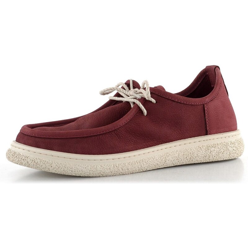 Looke šněrovací polobotky Isabeau burgundy L1161_08 104343323