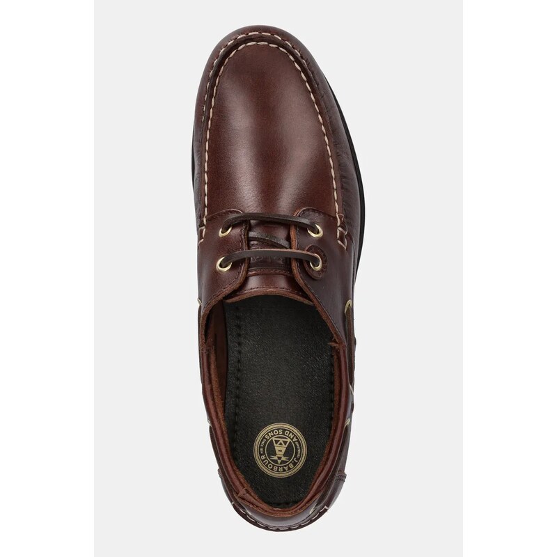 Kožené polobotky Barbour Wake