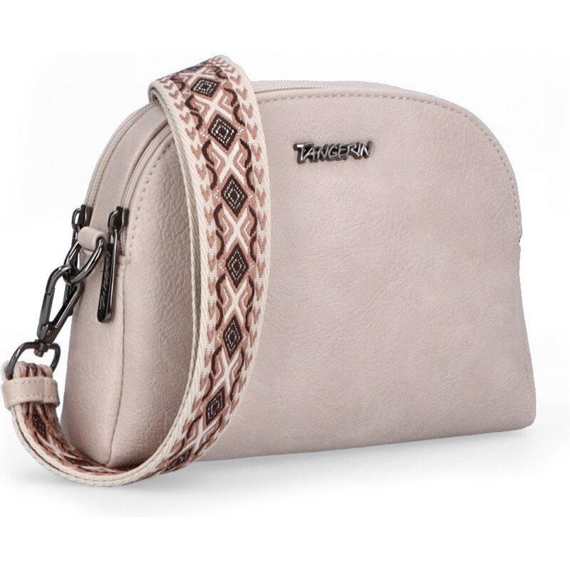 Kabelka ze syntetické kůže crossbody Tangerin růžová 8044 LI