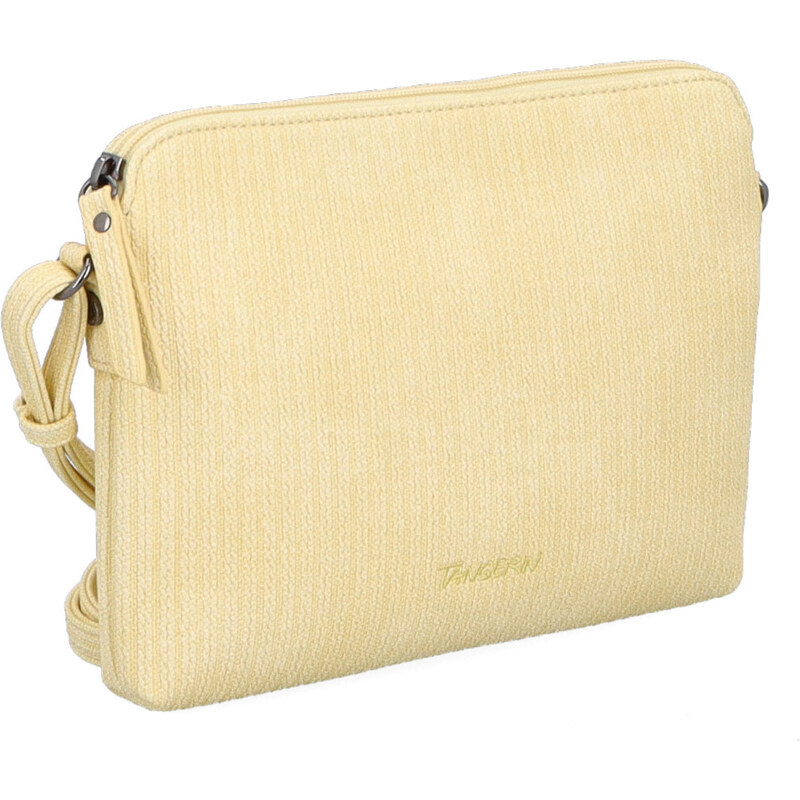 Kabelka ze syntetické kůže crossbody Tangerin žlutá 7014 ZLU 104346760