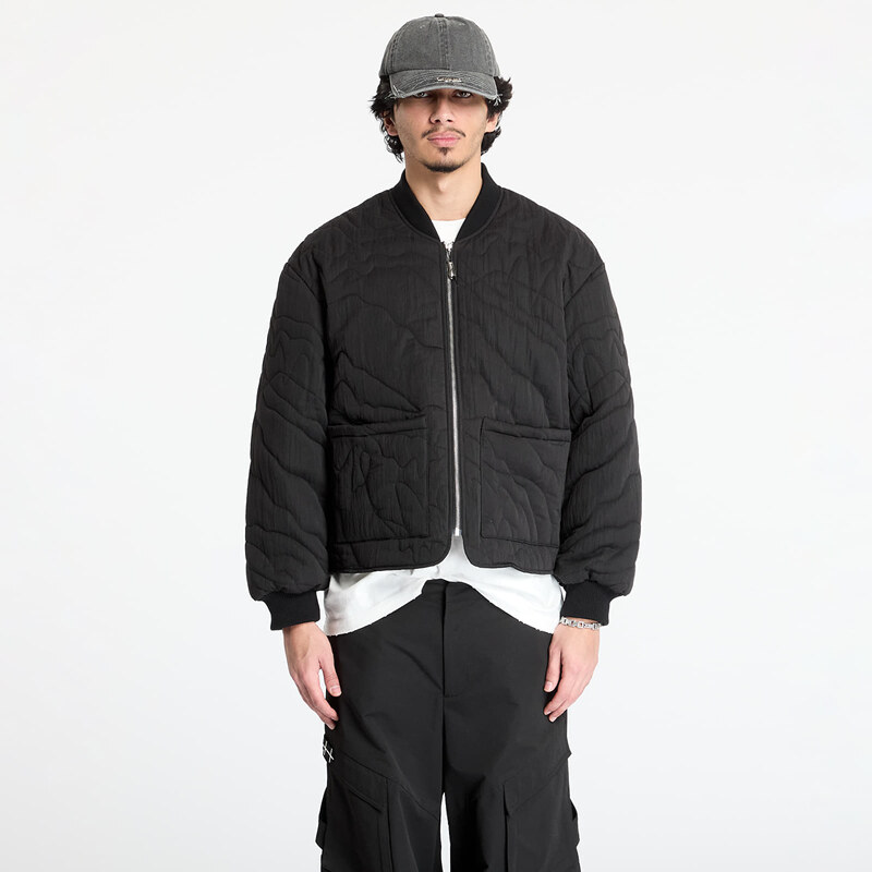 Bunda FTSHP Silver Lining Quilted Jacket UNISEX Black XL