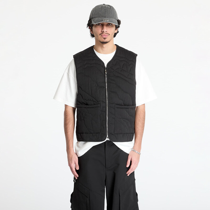 Vesta FTSHP Silver Lining Quilted Vest UNISEX Black XL