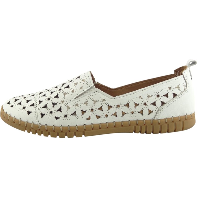 Aurelia perforované baleriny 4713108 White 104357579