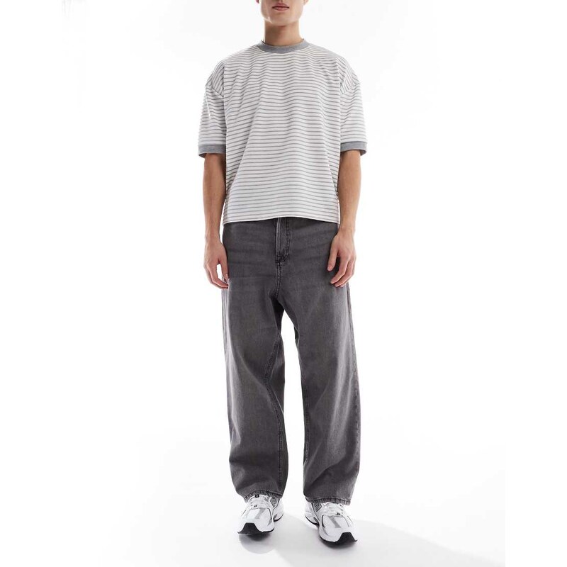 Jack & Jones Ron skater fit jeans in grey
