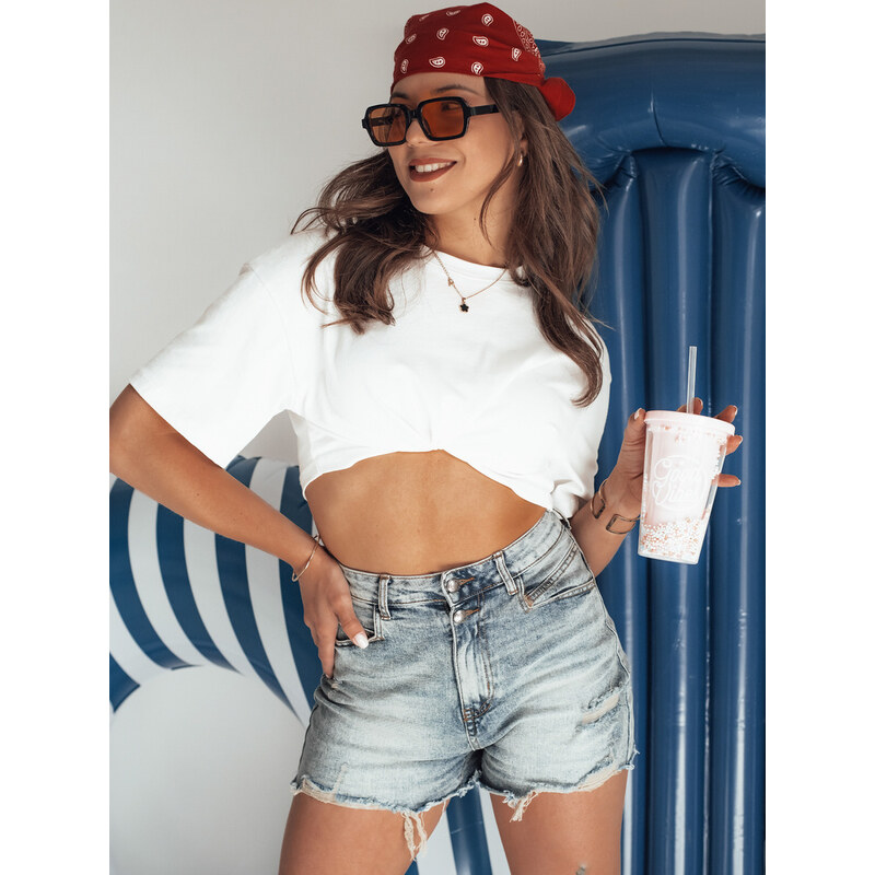 BASIC Modré džínové kraťasy COOL DENIM SY0368