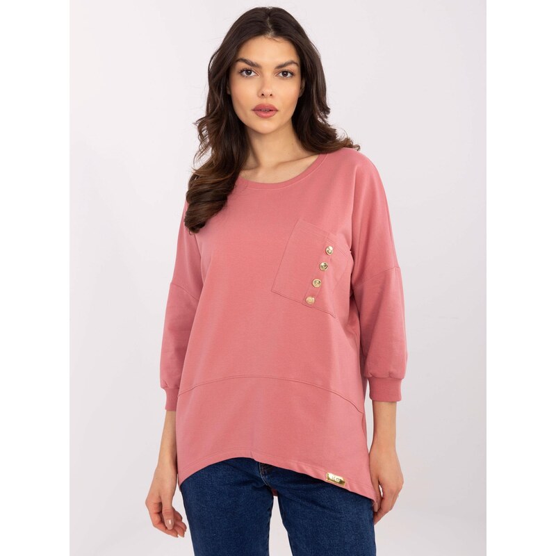 Calimera Blouse-CLM-BZ-1263.49-dark pink