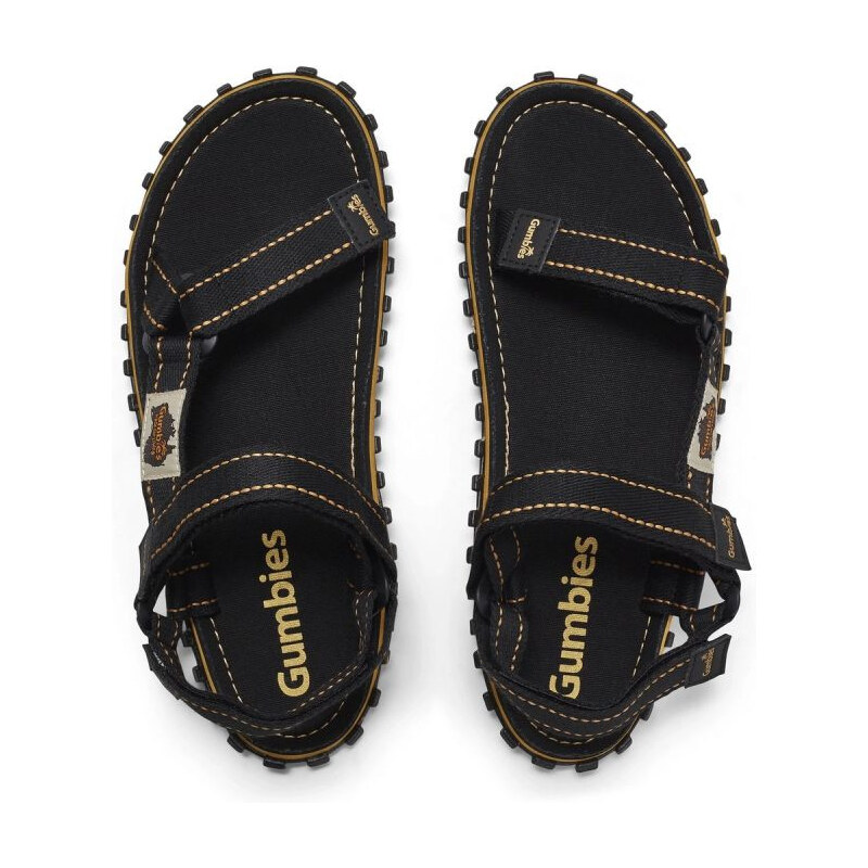 Gumbies Tracker Sandály Unisex Black M GU-SATRA001