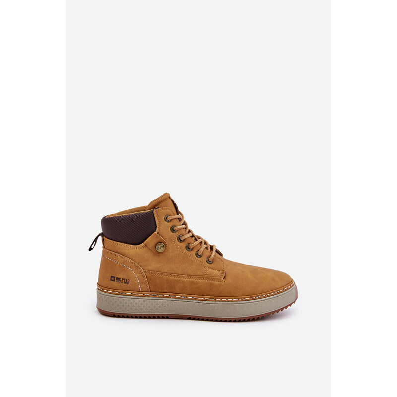 Big Star Shoes Pánské Šněrovací Boty Big Star OO174561 Hi-Poly