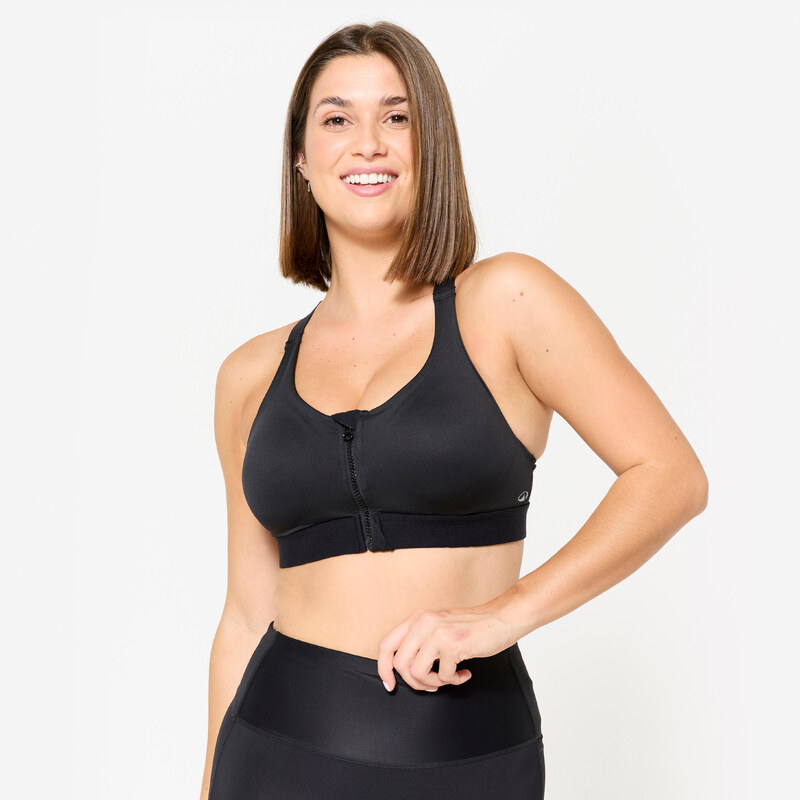 DECATHLON Dámská fitness podprsenka na zip vysoké zpevnění 54188650
