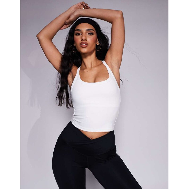 4505 Icon soft touch yoga cami with inner bra and adjustable