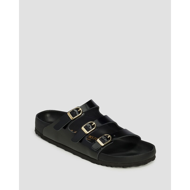 Černé Dámské Pantofle Birkenstock Florida D-buckle Exq Lena Hs