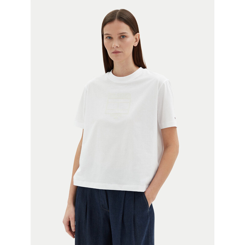 Tommy Hilfiger dámské bílé tričko