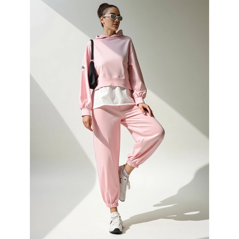 Resti Womens cotton set with a shirt-like insert