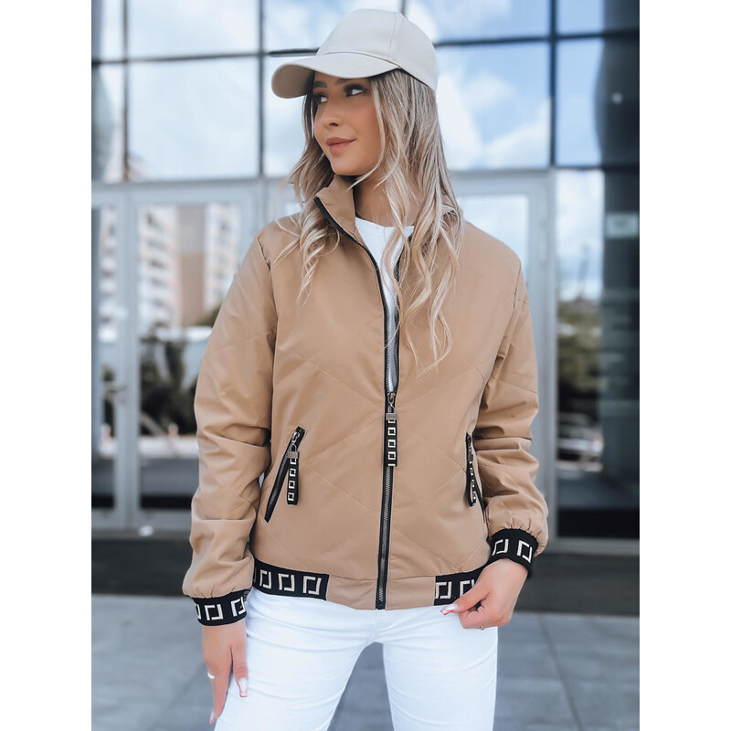 BASIC Camel prošívaná bomber bunda HERA TY3764