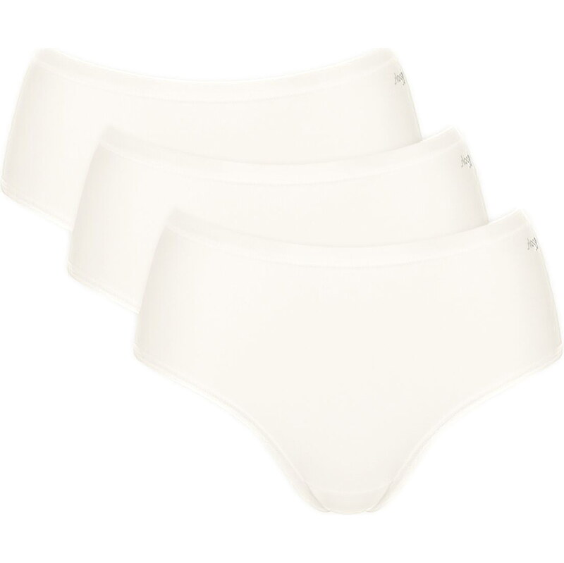 Dámské kalhotky SLOGGI GO DAILY COTTON MIDI 3P SILK WHITE