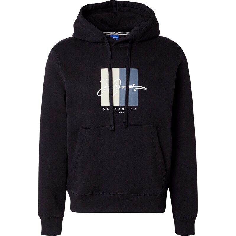 JACK & JONES Mikina Frederiksberg opálová / černá / bílá
