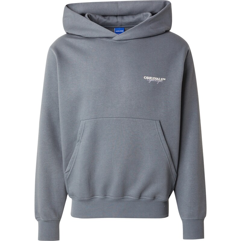 JACK & JONES Mikina JORIslington pastelová modrá / čedičová šedá