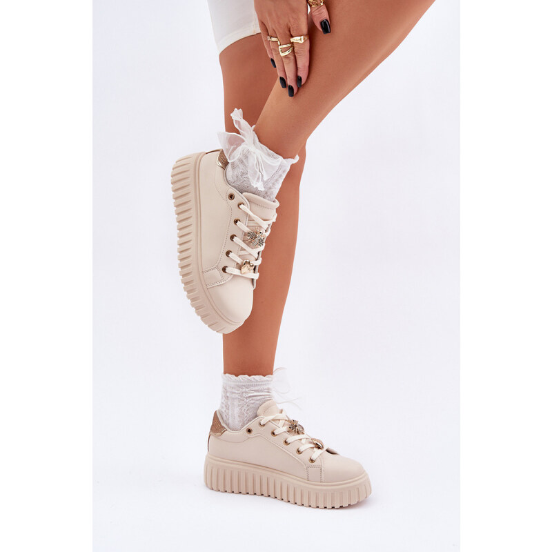 Sportovní boty na platformě model 206838 Step in style