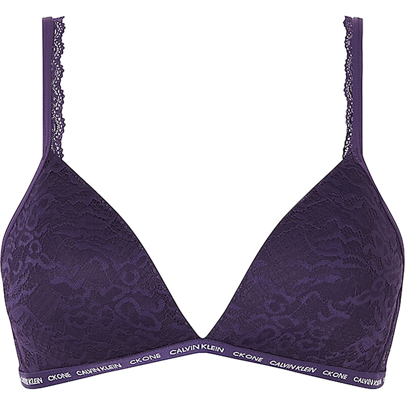 Dámská vyztužená podprsenka CK1 Lace-Light QF6199E-VOM - Calvin Klein 104392609