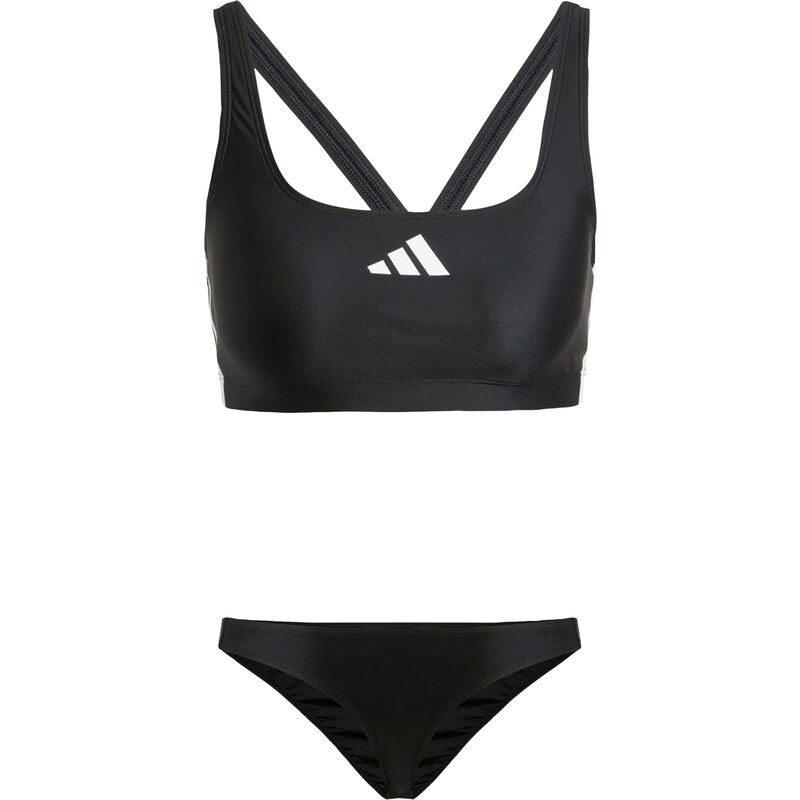 ADIDAS PERFORMANCE Sportovní bikiny 3-Stripes V-Back černá /