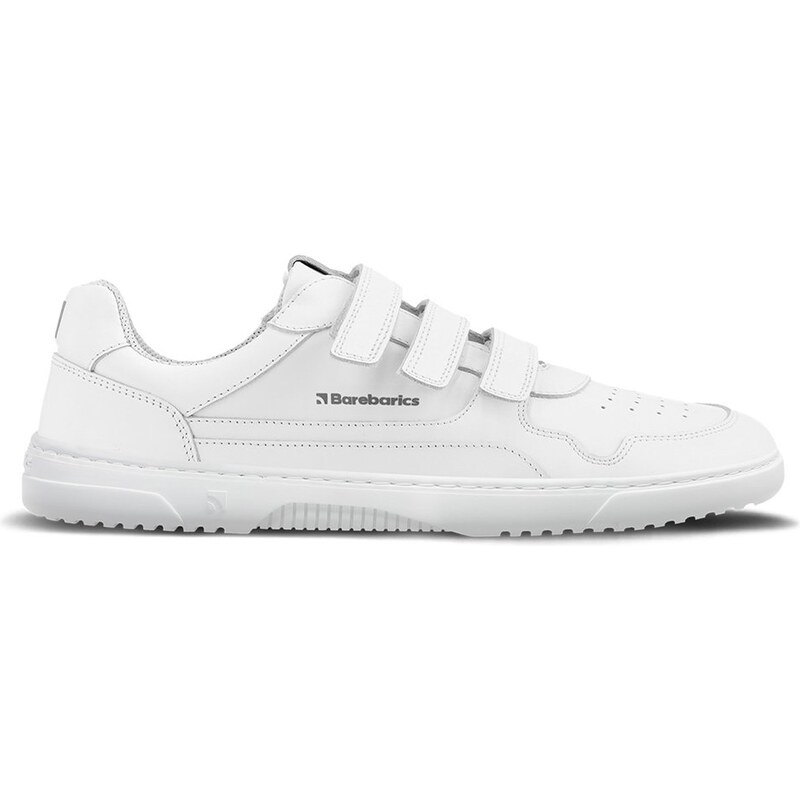 Be Lenka Barefoot tenisky Barebarics Zing Velcro - All White -