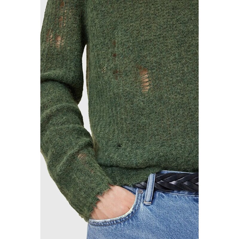 Svetr z vlněné směsi AllSaints BLEAKER