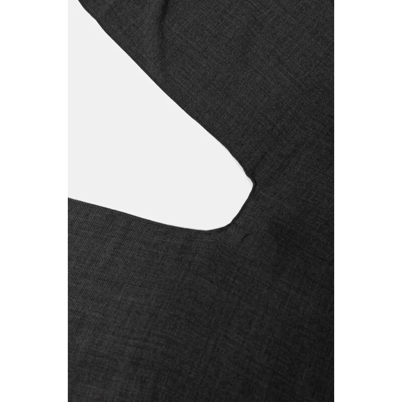 Vlněné pončo Weekend Max Mara šedá barva, lehké, 2515731014600