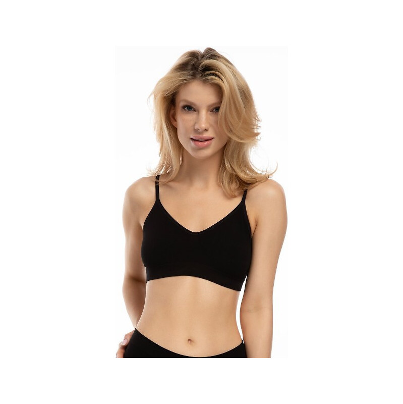 Dámská podprsenka Bamboo Bralette černá - Julimex 103438458
