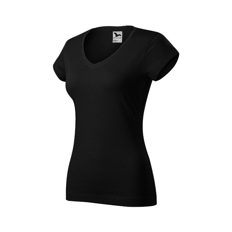 MALFINI, a.s. Fit V-neck tričko dámské černá