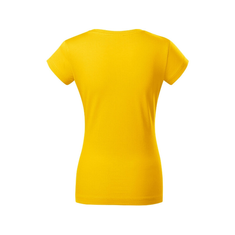 MALFINI, a.s. Fit V-neck tričko dámské žlutá