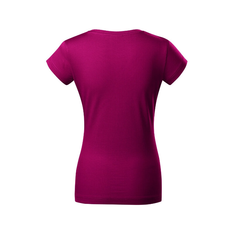 MALFINI, a.s. Fit V-neck tričko dámské fuchsia red