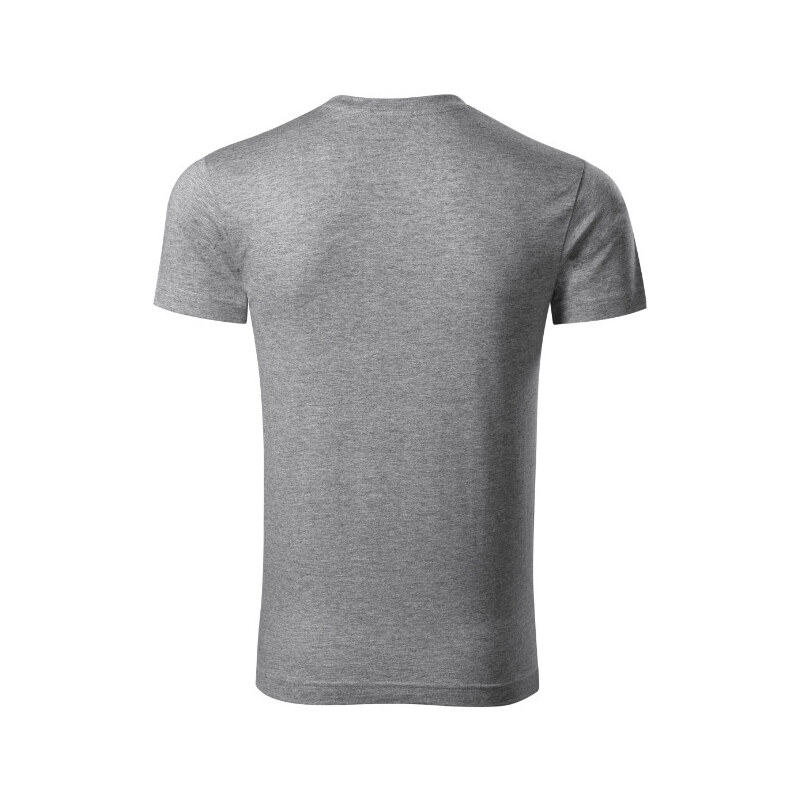 MALFINI, a.s. Slim Fit V-neck tričko pánské tmavě šedý melír