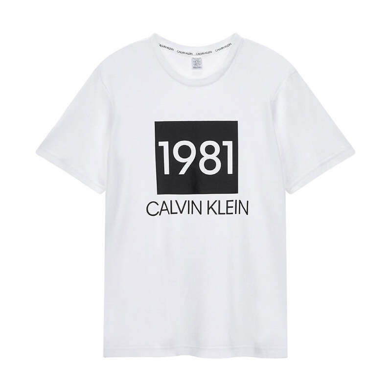 Dámské Tričko s krátkým rukávem QS6343E-100 - Calvin Klein