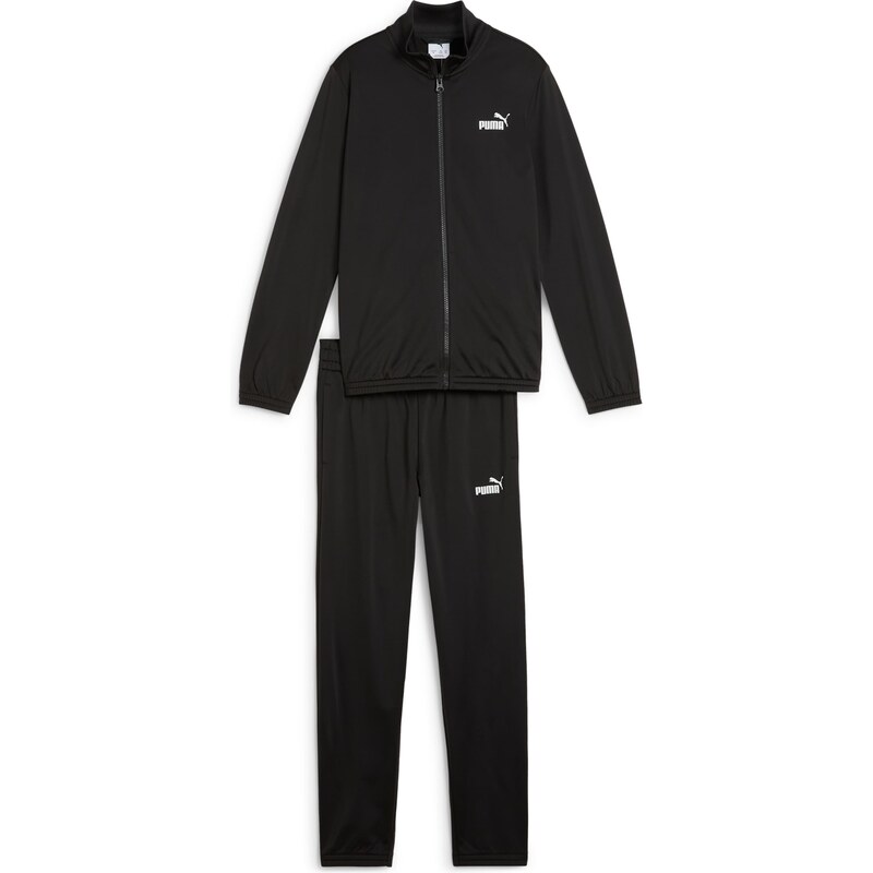 PUMA Joggingová souprava černá / bílá