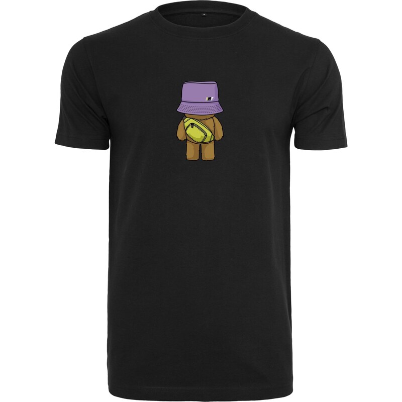 Mister Tee Tričko hnědá / žlutá / fialová / černá