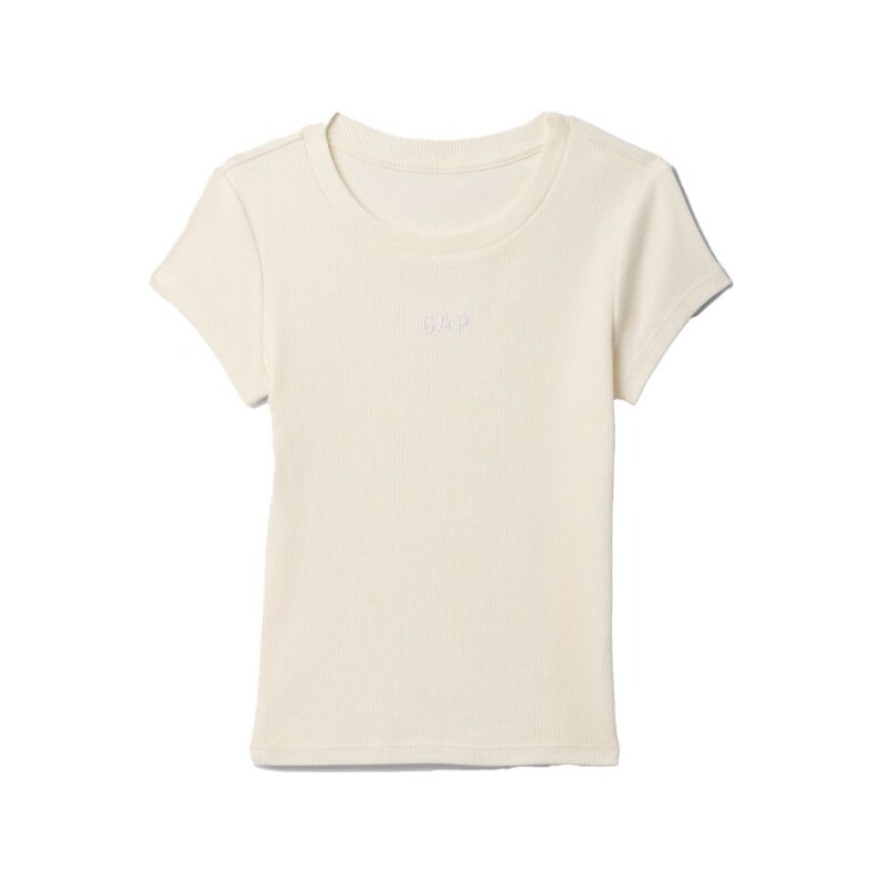 GAP FRENCH RIBBED LOGO Dívčí tričko