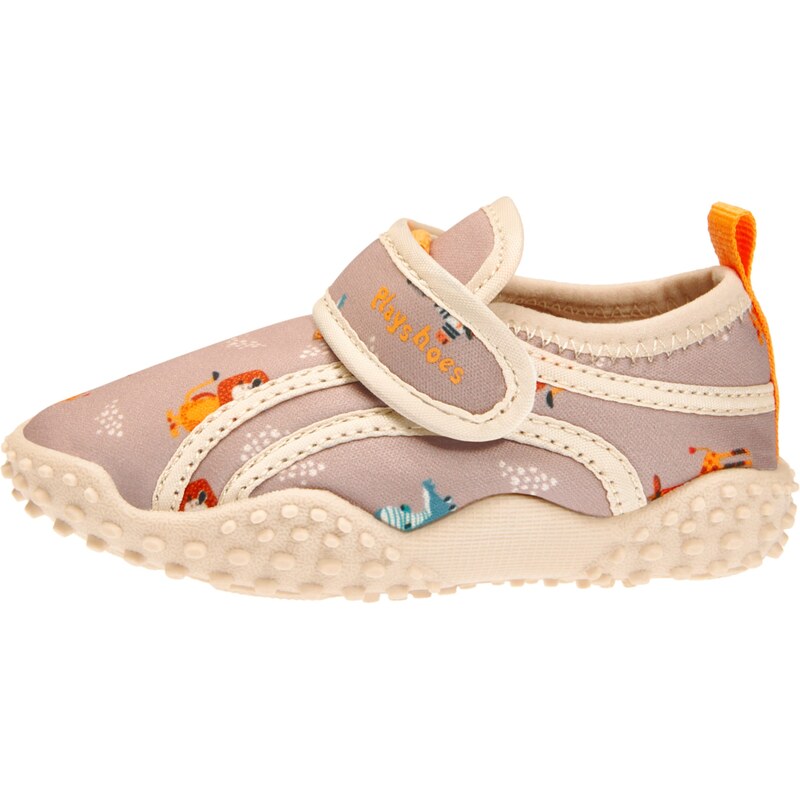 PLAYSHOES Plážová/koupací obuv béžová / světle hnědá / oranžová