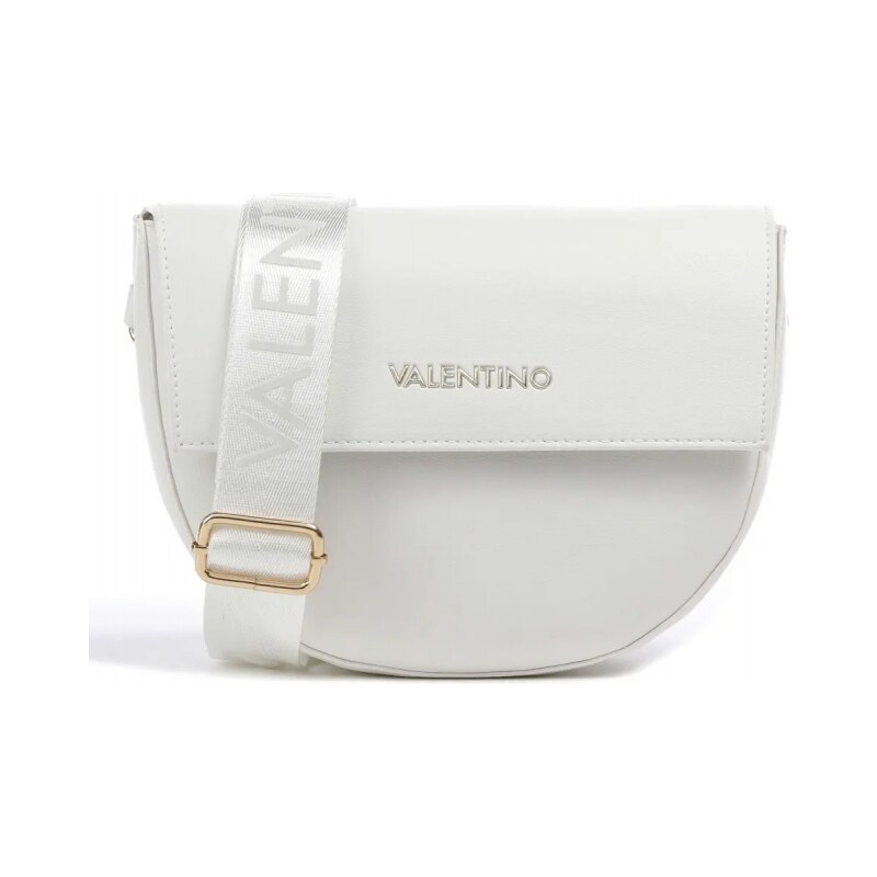 Valentino Bags crossbody kabelka půlměsíc bílá
