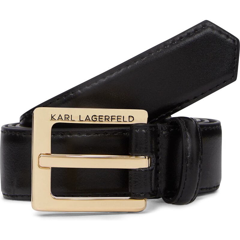 Karl Lagerfeld Opasek  K/ESSENTIAL GÜRTEL  černá