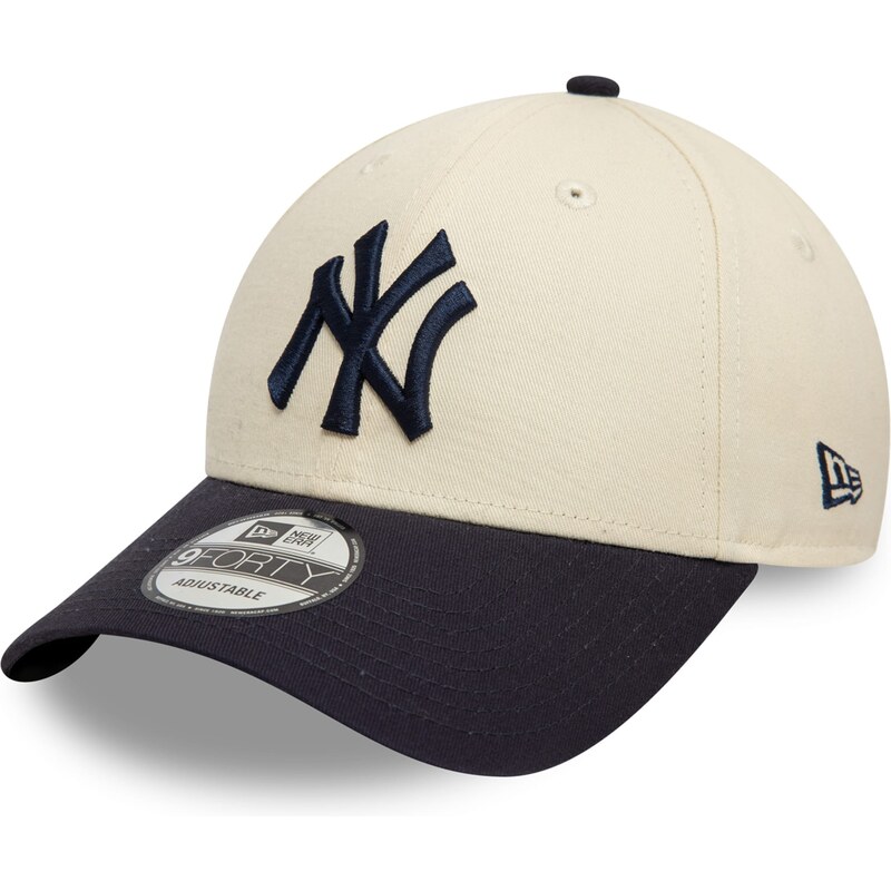 NEW ERA Kšiltovka 9FORTY NEYYAN starobéžová / marine modrá /